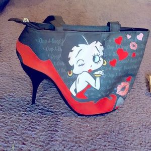 Betty Boop shoe purse